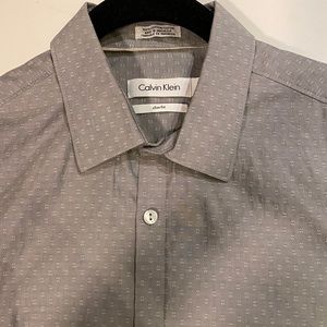 Calvin Klein Small Gray Button Down